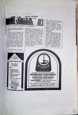 Recortes de prensa La Morada 1986 - 1988 - 118