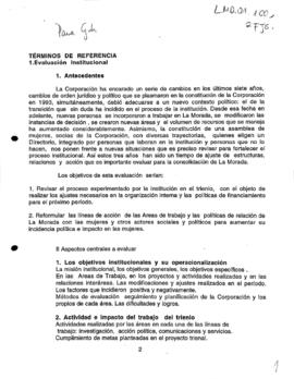 Evaluación Institucional 1999