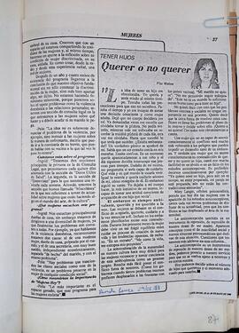 Recortes de prensa La Morada 1986 - 1988 - 109