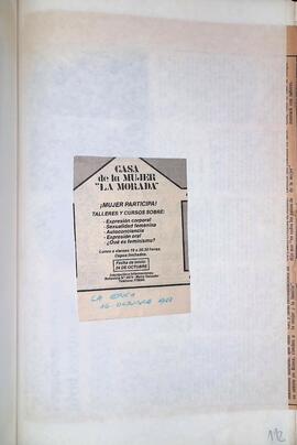 Recortes de prensa La Morada 1986 - 1988 - 133