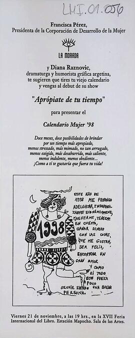 Presentación del Calendario Aprópiate de tu tiempo