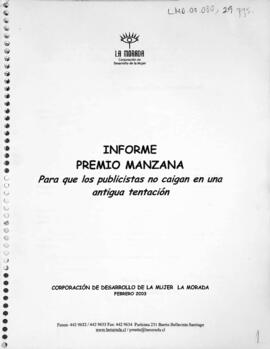 Informe Premio Manzana