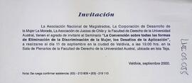 Seminario: La convención sobre todas las formas de eliminación de la Mujer, los Desafíos de la Aplicación