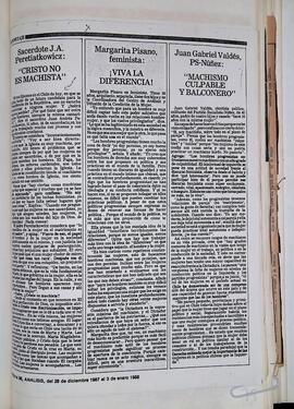 Recortes de prensa La Morada 1986 - 1988 - 95