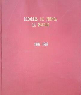 Recortes de prensa La Morada 1986 - 1988 - 1