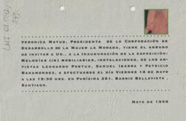 Invitación Melodías (in)mobiliarias