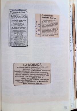 Recortes de prensa La Morada 1986 - 1988 - 65