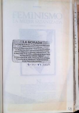 Recortes de prensa La Morada 1986 - 1988 - 52