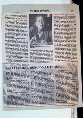 Recortes de prensa La Morada 1986 - 1988 - 17