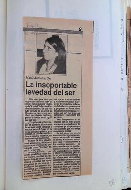 Recortes de prensa La Morada 1986 - 1988 - 73