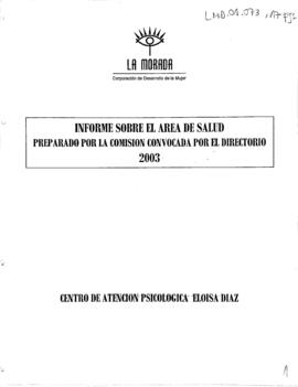 Informe sobre el área de salud