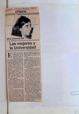 Recortes de prensa La Morada 1986 - 1988 -  69