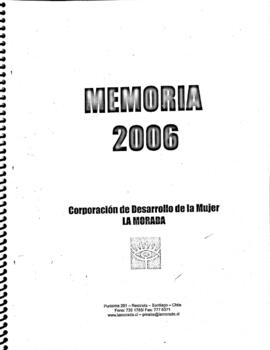 Memoria La Morada 2006