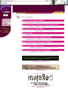 Capturas de pantalla página web 2009 - 3