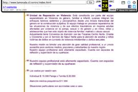 Capturas de pantalla página web 2006 - 8