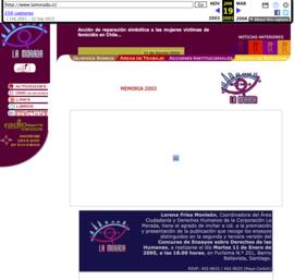 Capturas de pantalla página web 2005 1