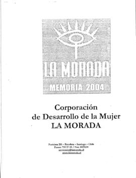 Memoria La Morada 2004