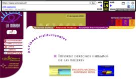 Capturas de pantalla página web 2005 3