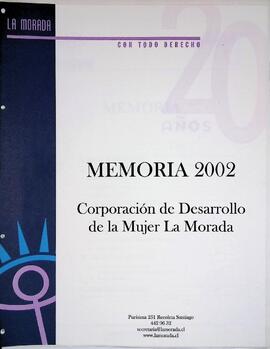 Memoria La Morada 2002