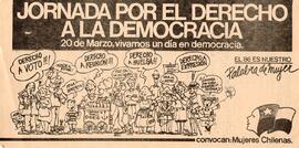 Jornada por el derecho a la democracia