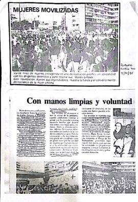 Prensa "Mujeres movilizadas"